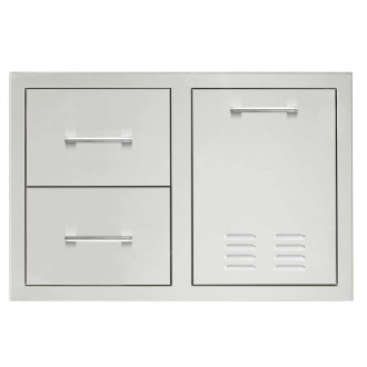 TrueFlame 33" 2-Drawer And LP Tank Pullout Drawer Combo