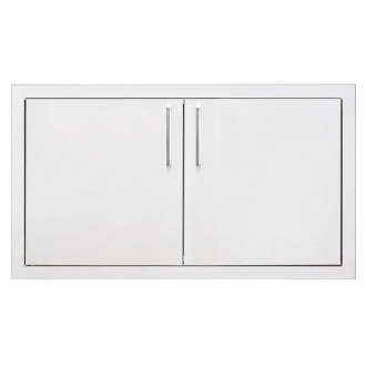 TrueFlame 33" Double Access Door Masonry Frame Return - Front