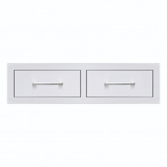TrueFlame 32" Double Horizontal Drawer - Front