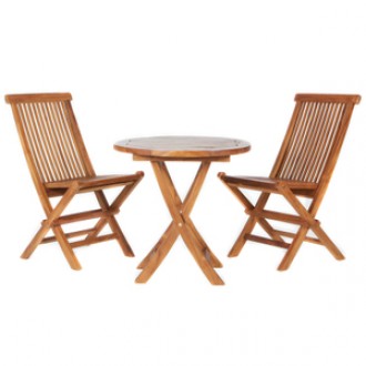 3 Piece Teak Bistro Set