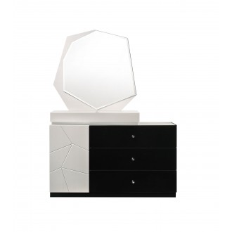 J&M Furniture Turin- Dresser + Mirror
