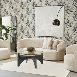 Sunpan Grimaldi Sofa in Liv Sand - Lifestyle