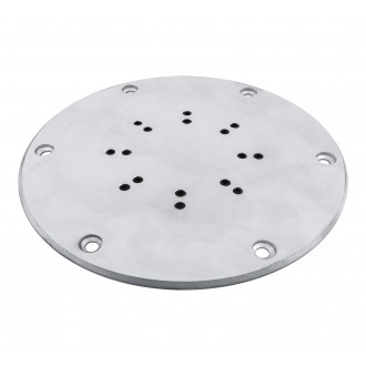 20" Base Plate - For Bolt-Down Umbrellas - Silver Mist