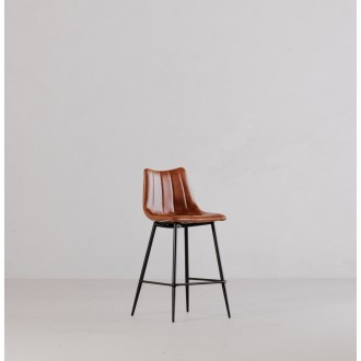 Moe's Home Collection Alibi Barstool in Brown - Set of Two - Lifestyle