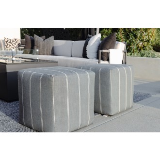 Sunset West 48" Square Coffee Table/Ottoman in Heritage Granite