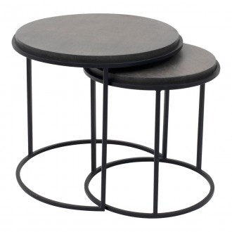 Moe's Home Collection Roost Nesting Tables - Set of 2 - Front Angle