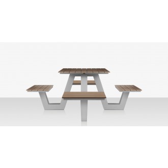 Source Furniture Vienna Square Picnic Table 