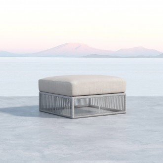 Miami Ottoman in Echo Ash w/ Self Welt - Lifestyle