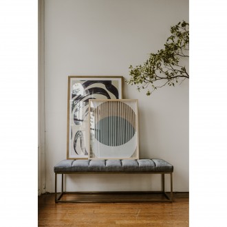 Moe's Home Collection Delight Abstract Print - Lifestyle