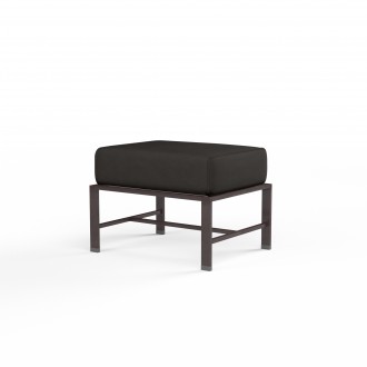 La Jolla Ottoman in Spectrum Carbon w/ Self Welt - Front Side Angle