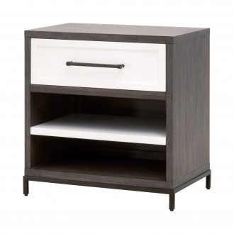 Essentials For Living Wrenn 1-Drawer Nightstand - Front Side Angle