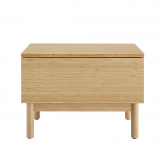 Greenington Monterey 1 Drawer Nightstand, Wheat - Front Angle