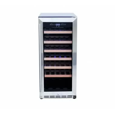 TrueFlame 15" Outdoor Rated Wine Cooler - Front and Closed