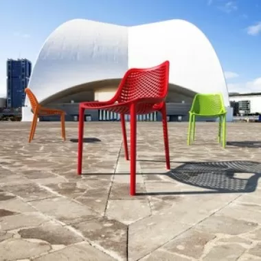 Outdoor Dining Chair - Red