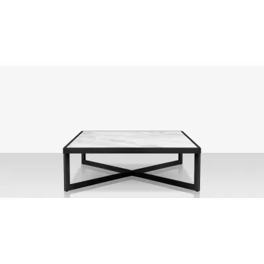 Source Furniture Iconic Aluminum 50'' Wide Square Coffee Table