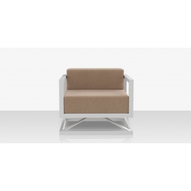 Source Furniture Iconic Aluminum Swivel Club Chair 