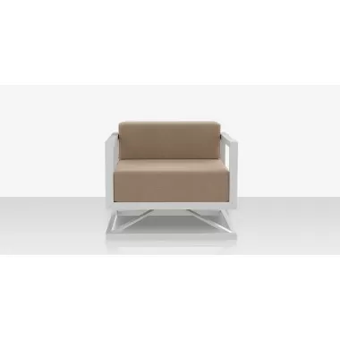 Source Furniture Iconic Aluminum Swivel Club Chair 