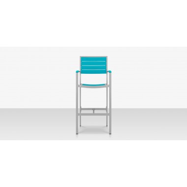 Source Furniture Napa Easton Aluminum Bar Arm Chair