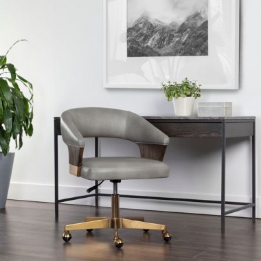 Sunpan Leonce Office Chair - Bravo Metal - Lifestyle
