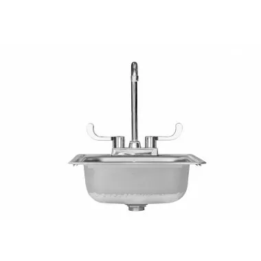 TrueFlame 15"x 15" Drop-in Sink - Front