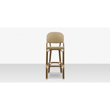 Source Furniture Paris Aluminum Stackable Bar Side Chair 