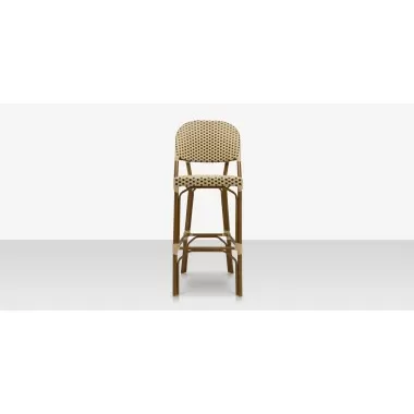 Source Furniture Paris Aluminum Stackable Bar Side Chair 