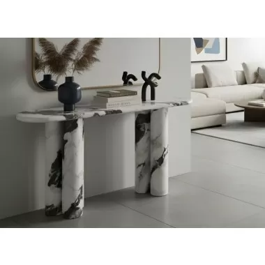 Bianco Console in White- Lifestyle