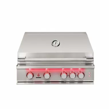 TrueFlame 32" 4 Burner Gas Grill - Front and Closed