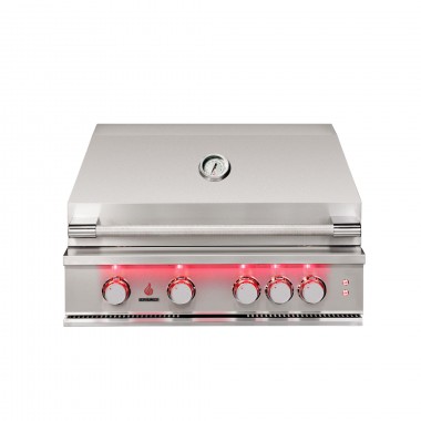 TrueFlame 40" 5 Burner Gas Grill - Front and Closed