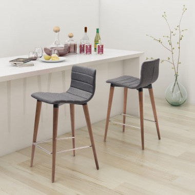 Jericho Counter Stool in Gray - Lifestyle