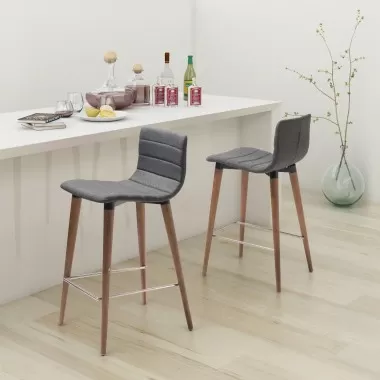 Jericho Counter Stool in Gray - Lifestyle