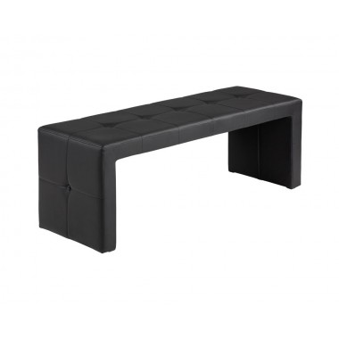SUNPAN Lester Bench - Black, Frontview 2