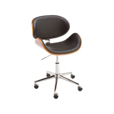 SUNPAN Quinn Office Chair - Onyx, Frontview
