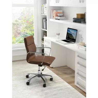 Zuo Modern Ithaca Office Chair Vintage Brown - Lifestyle