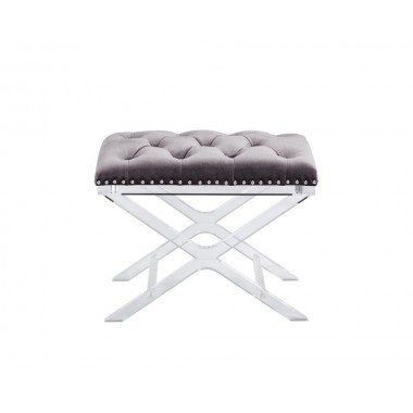 SUNPAN Allura Bench - Light Grey, Frontview