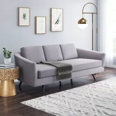 Zuo Modern Divinity Sofa in Gray - Lifestyle