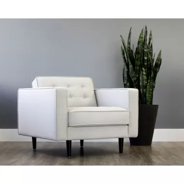 SUNPAN Donnie Armchair in Light Grey - Lifestyle