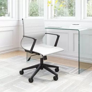 Zuo Modern Stacy Office Chair White - Lifestyle