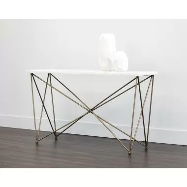 Sunpan Skyy Console Table - Lifestyle