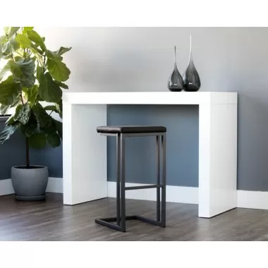 SUNPAN Boone Barstool - Grey - Onyx, Lifestyle