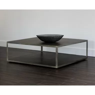 Sunpan Mara Coffee Table - Square - Lifestyle