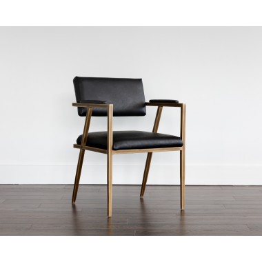 Ventouz Dining Armchair - Vintage Black - Lifestyle