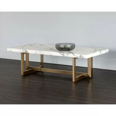 Sunpan Rosellen Coffee Table - Lifestyle