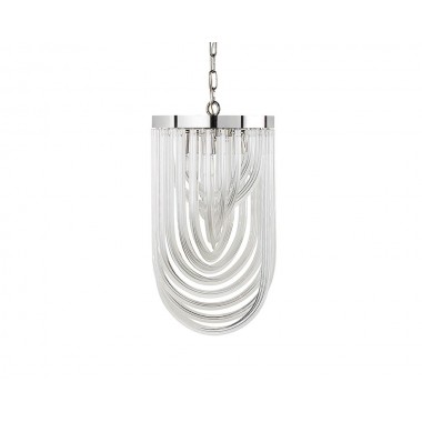 SUNPAN Kepler Chandelier - Small - Clear, Frontview 