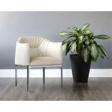 Sunpan Jax Dining Armchair - Barely Beige - Lifestyle