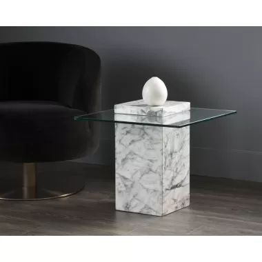 Sunpan Gail End Table - Lifestyle