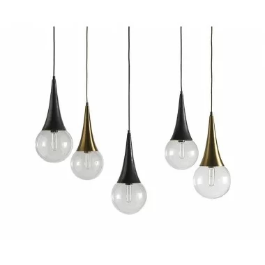 SUNPAN O'hara Pendant Light - Brass, Gunmetal, Lifestyle