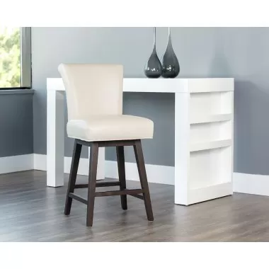 Hamlet Swivel Counter Stool - Castillo Cream/Havana Dark Brown, Lifestyle