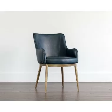 Franklin Dining Armchair - Vintage Blue - Lifestyle