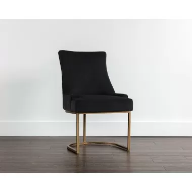 Florence Dining Chair - Abbington Black - Lifestyle